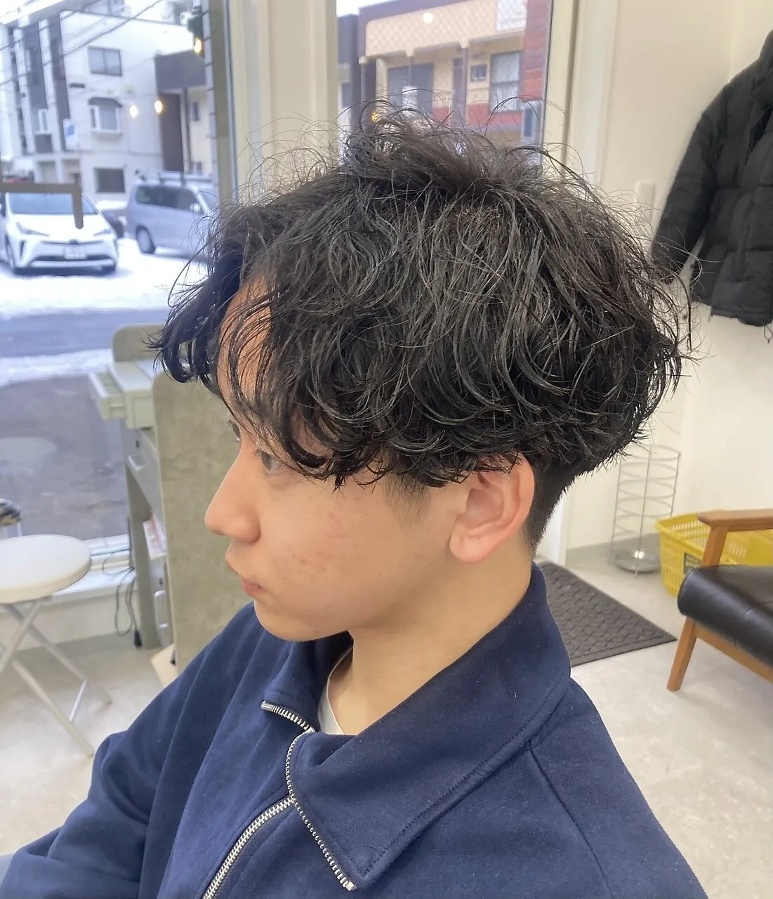 波巻きミックスパーマ